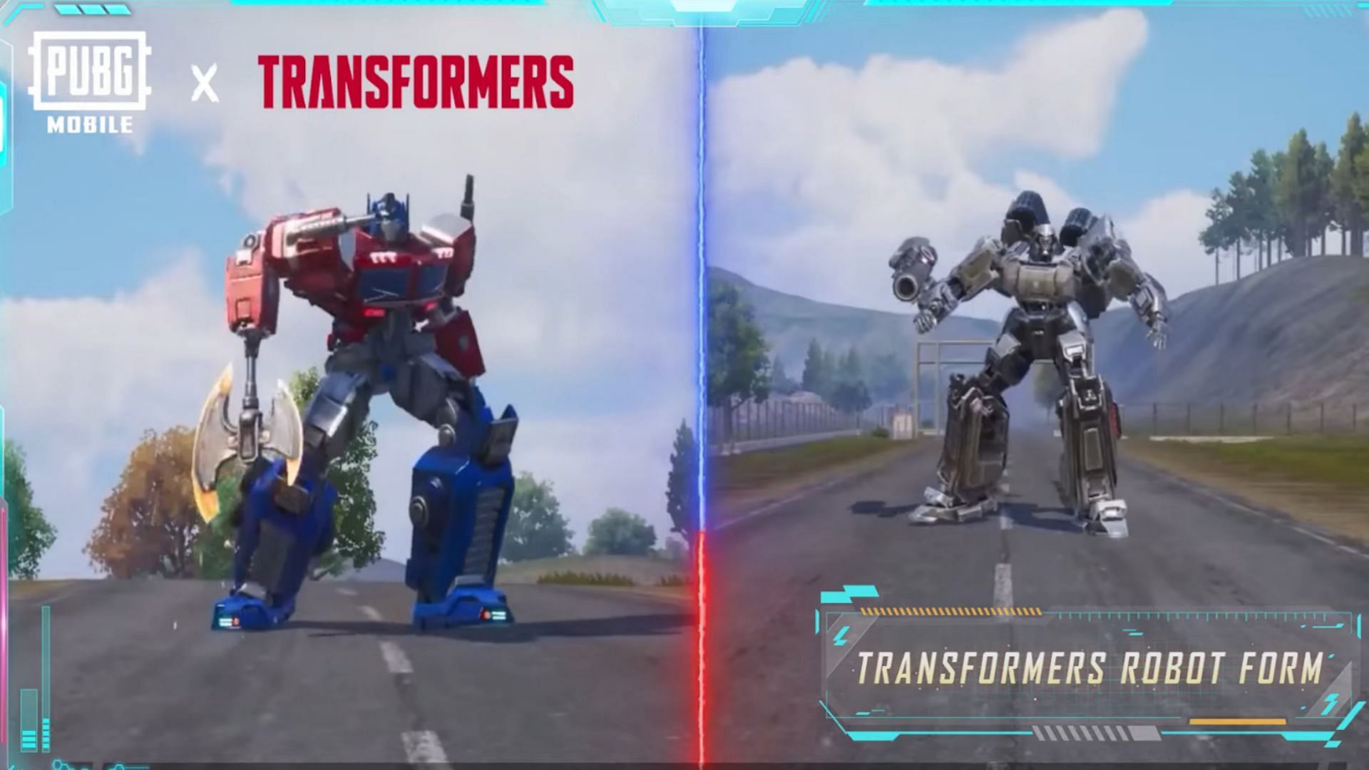 Optimus Prime and Megatron have arrived in PUBG Mobile 3.9 update Transformers mode (Image via Krafton)